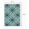 Homeroots 7 x 10 ft. Blue & Green Floral Indoor & Outdoor Area Rug 388669 - alternate 3